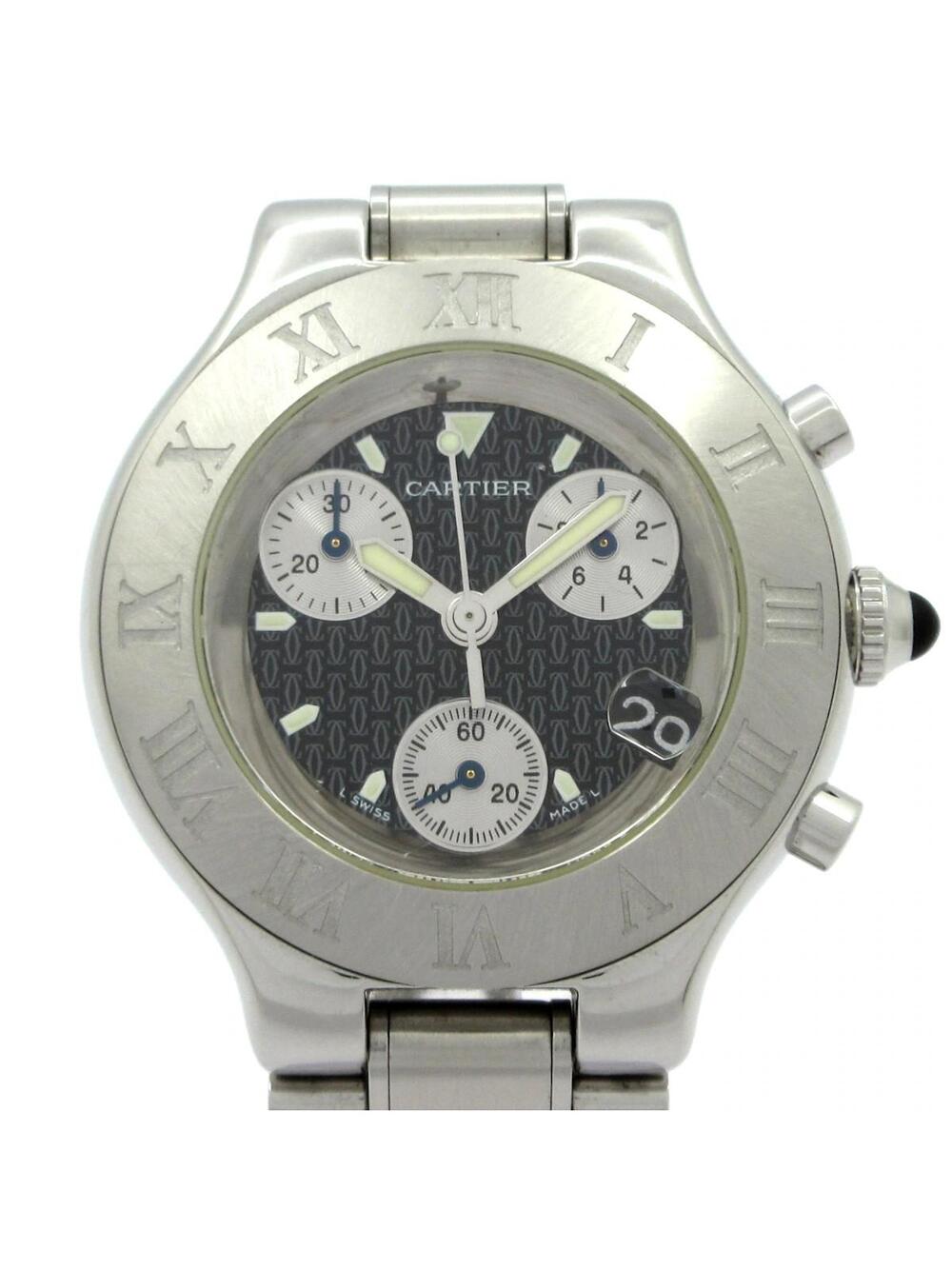 Cartier Must 21 Chronoscaph Lm 1******* #348652C20B